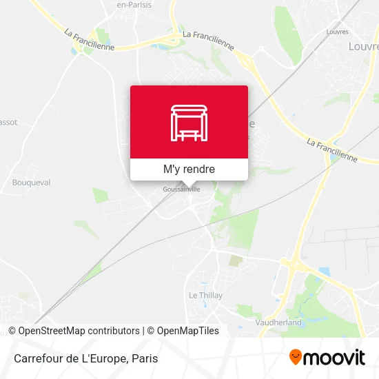 Carrefour de L'Europe plan