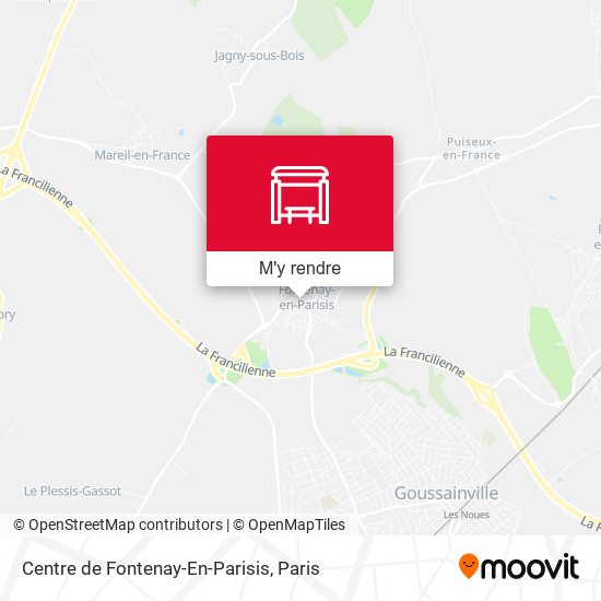 Centre de Fontenay-En-Parisis plan