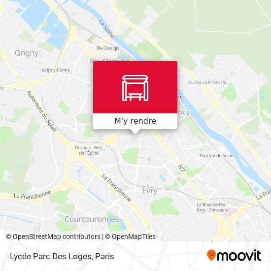 Lycée Parc Des Loges plan