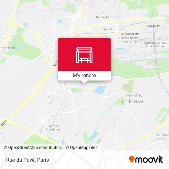 Rue du Pavé plan