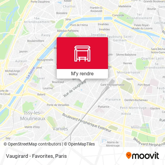 Vaugirard - Favorites plan