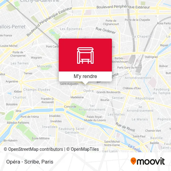 Opéra - Scribe plan