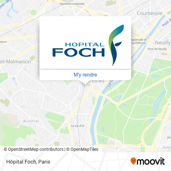Hôpital Foch plan
