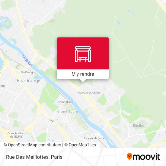 Rue Des Meillottes plan