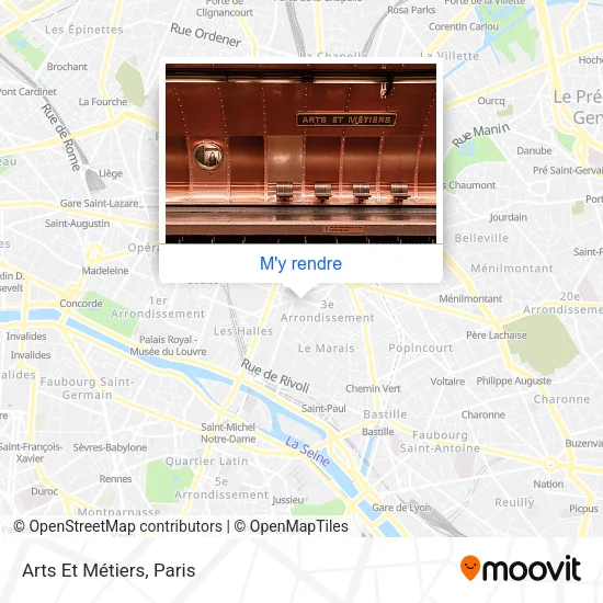 Arts Et Métiers plan
