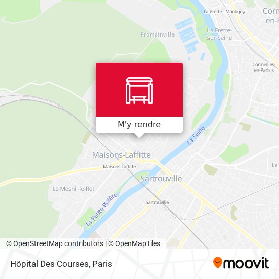 Hôpital Des Courses plan