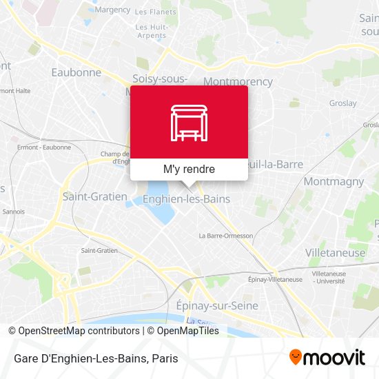 Gare D'Enghien-Les-Bains plan