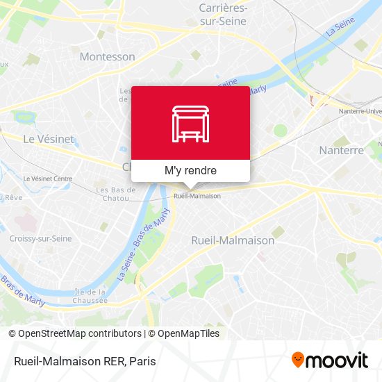 Rueil-Malmaison RER plan