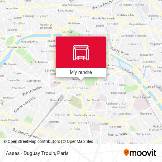 Assas - Duguay Trouin plan