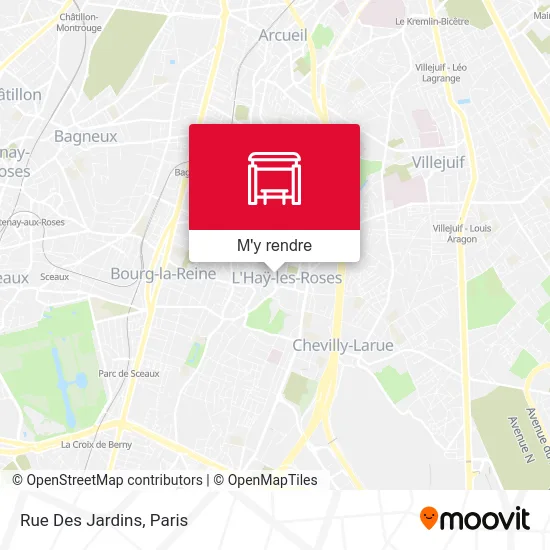 Rue Des Jardins plan