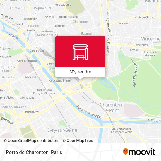 Porte de Charenton plan