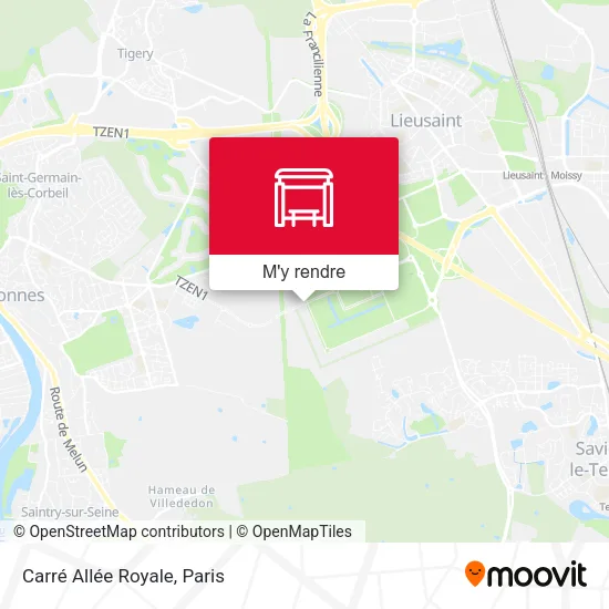 Carré Allée Royale plan