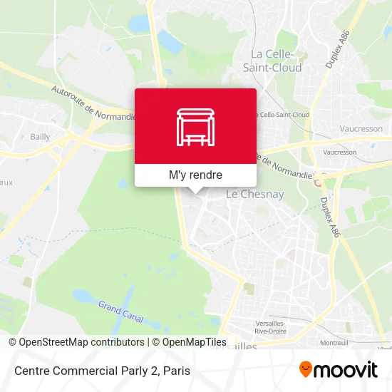 Centre Commercial Parly 2 plan