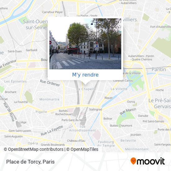 Place de Torcy plan