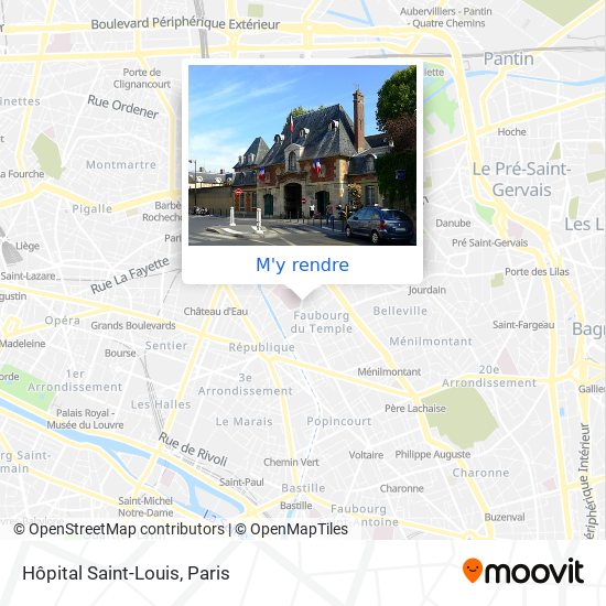 Hôpital Saint-Louis plan