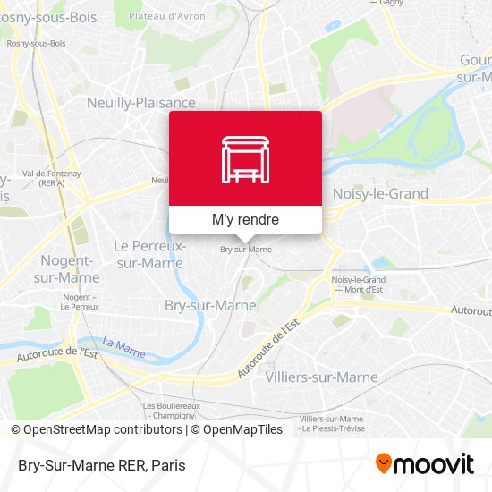 Bry-Sur-Marne RER plan