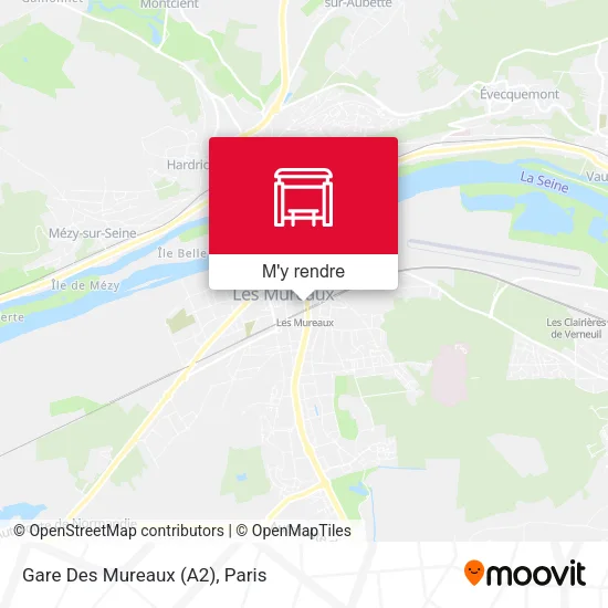 Gare Des Mureaux (A2) plan