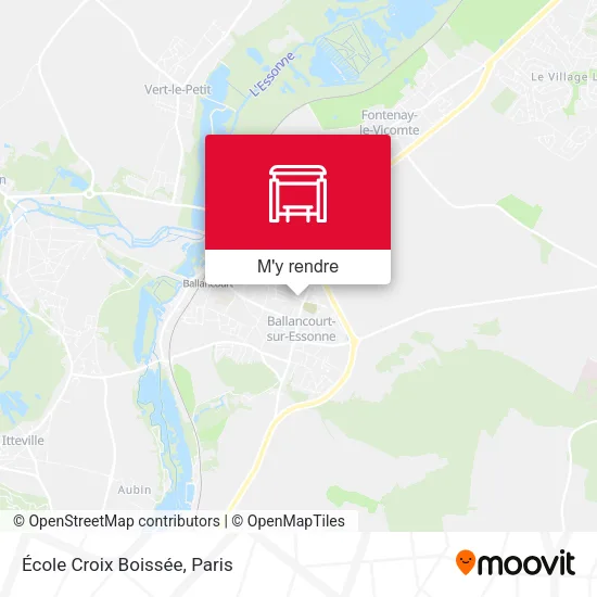 École Croix Boissée plan