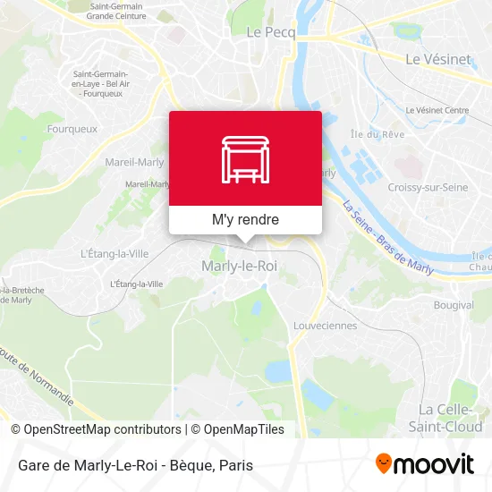 Gare de Marly-Le-Roi - Bèque plan