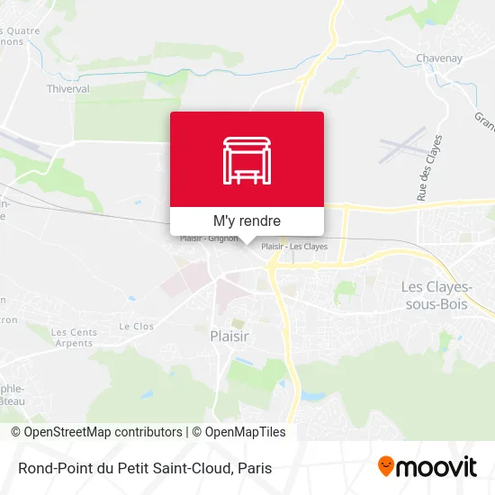 Rond-Point du Petit Saint-Cloud plan