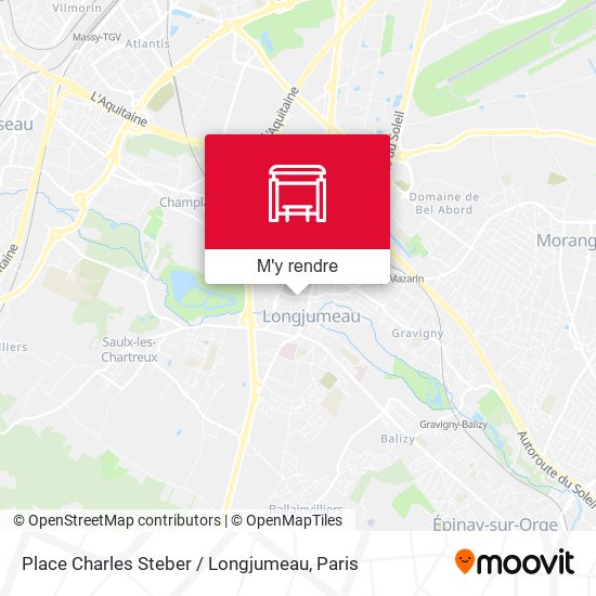 Place Charles Steber / Longjumeau plan