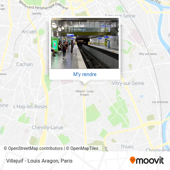 Villejuif - Louis Aragon plan