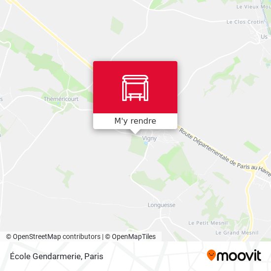 École Gendarmerie plan