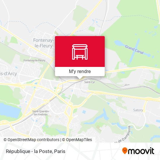 République - la Poste plan