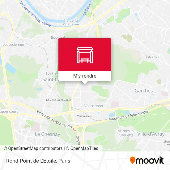 Rond-Point de L'Etoile plan