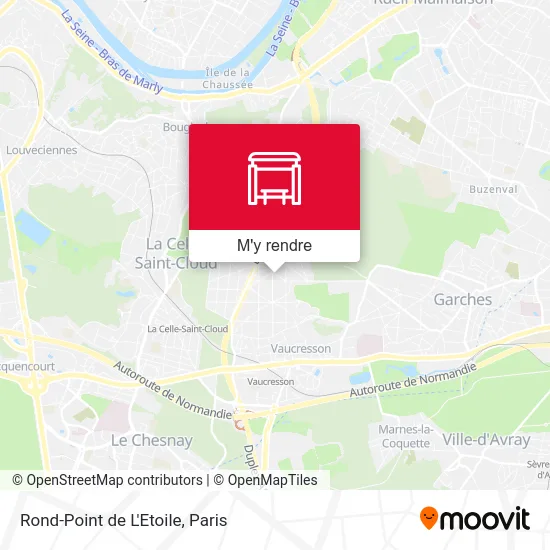 Rond-Point de L'Etoile plan