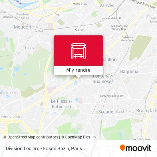 Division Leclerc - Fosse Bazin plan