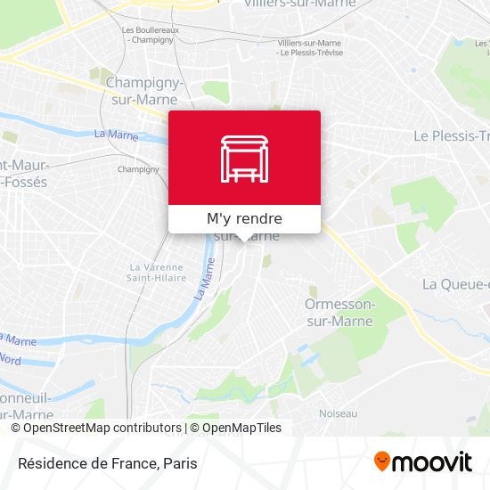 Résidence de France plan