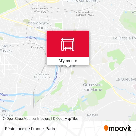 Résidence de France plan