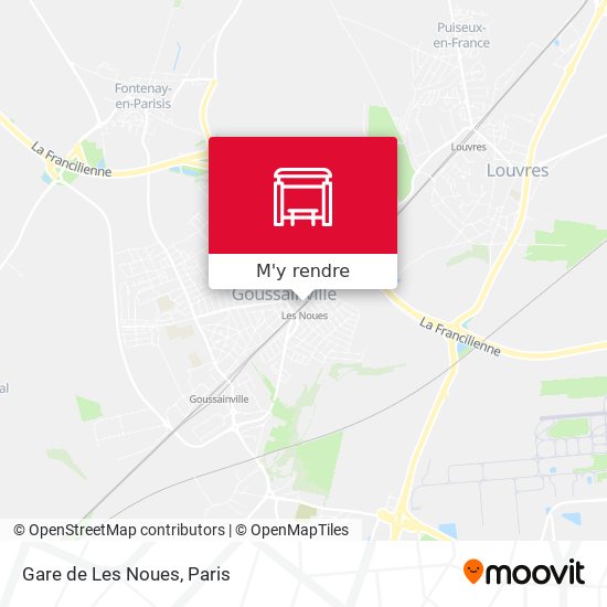 Gare de Les Noues plan