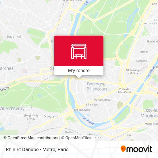Rhin Et Danube - Métro plan