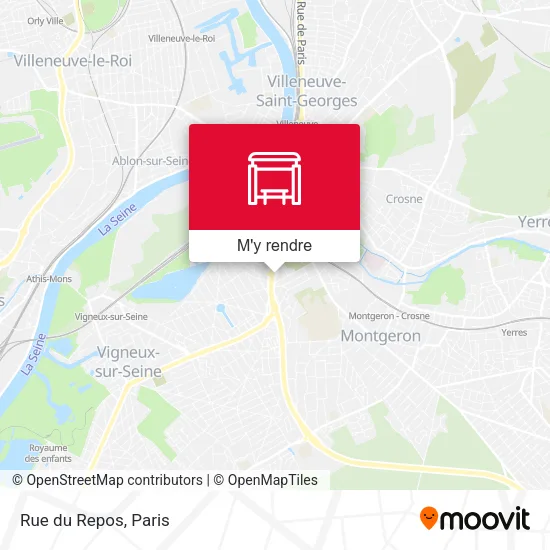 Rue du Repos plan