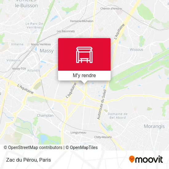 Zac du Pérou plan