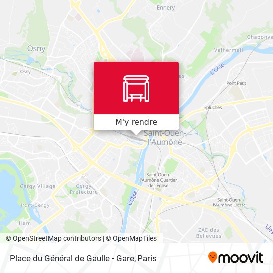 Place du Général de Gaulle - Gare plan
