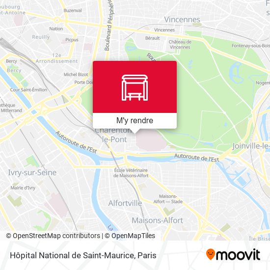 Hôpital National de Saint-Maurice plan