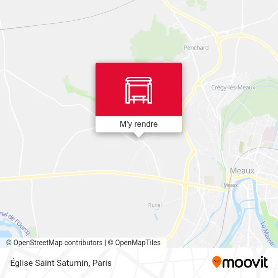 Église Saint Saturnin plan
