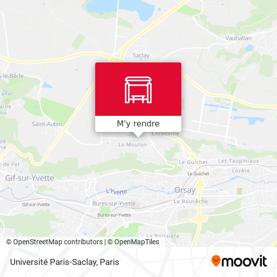 Université Paris-Saclay plan