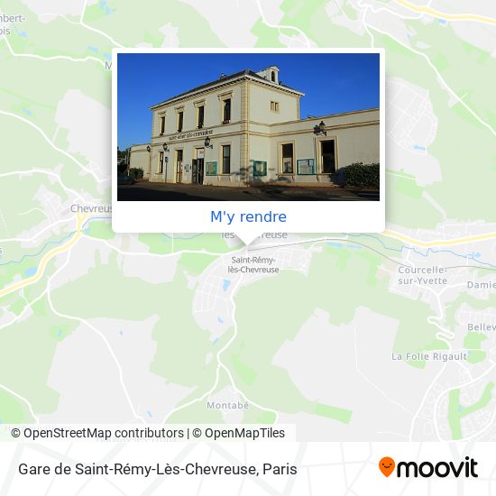 Gare de Saint-Rémy-Lès-Chevreuse plan