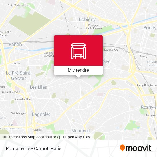 Romainville - Carnot plan