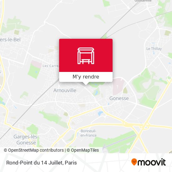 Rond-Point du 14 Juillet plan