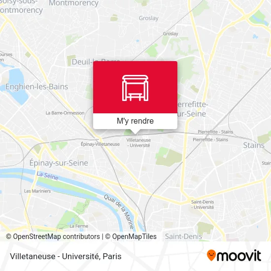 Villetaneuse - Université plan