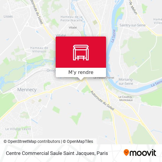 Centre Commercial Saule Saint Jacques plan