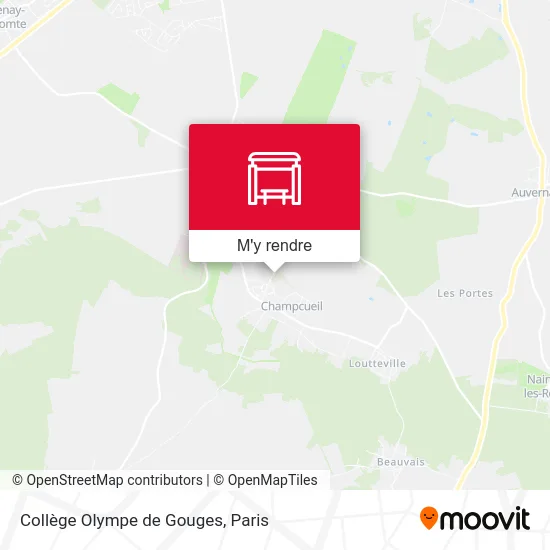 Collège Olympe de Gouges plan