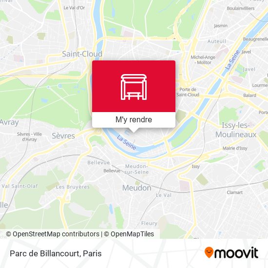 Parc de Billancourt plan