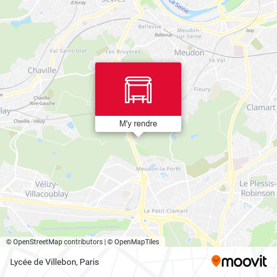 Lycée de Villebon plan