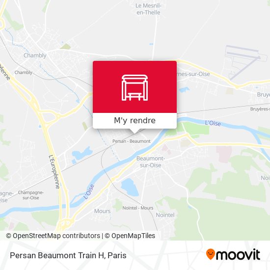 Persan Beaumont Train H plan